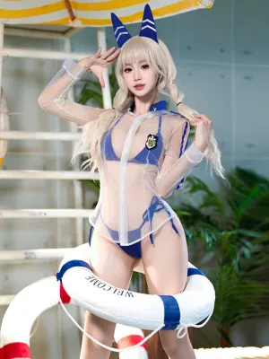 Anime Bunny Micro Bikini Set