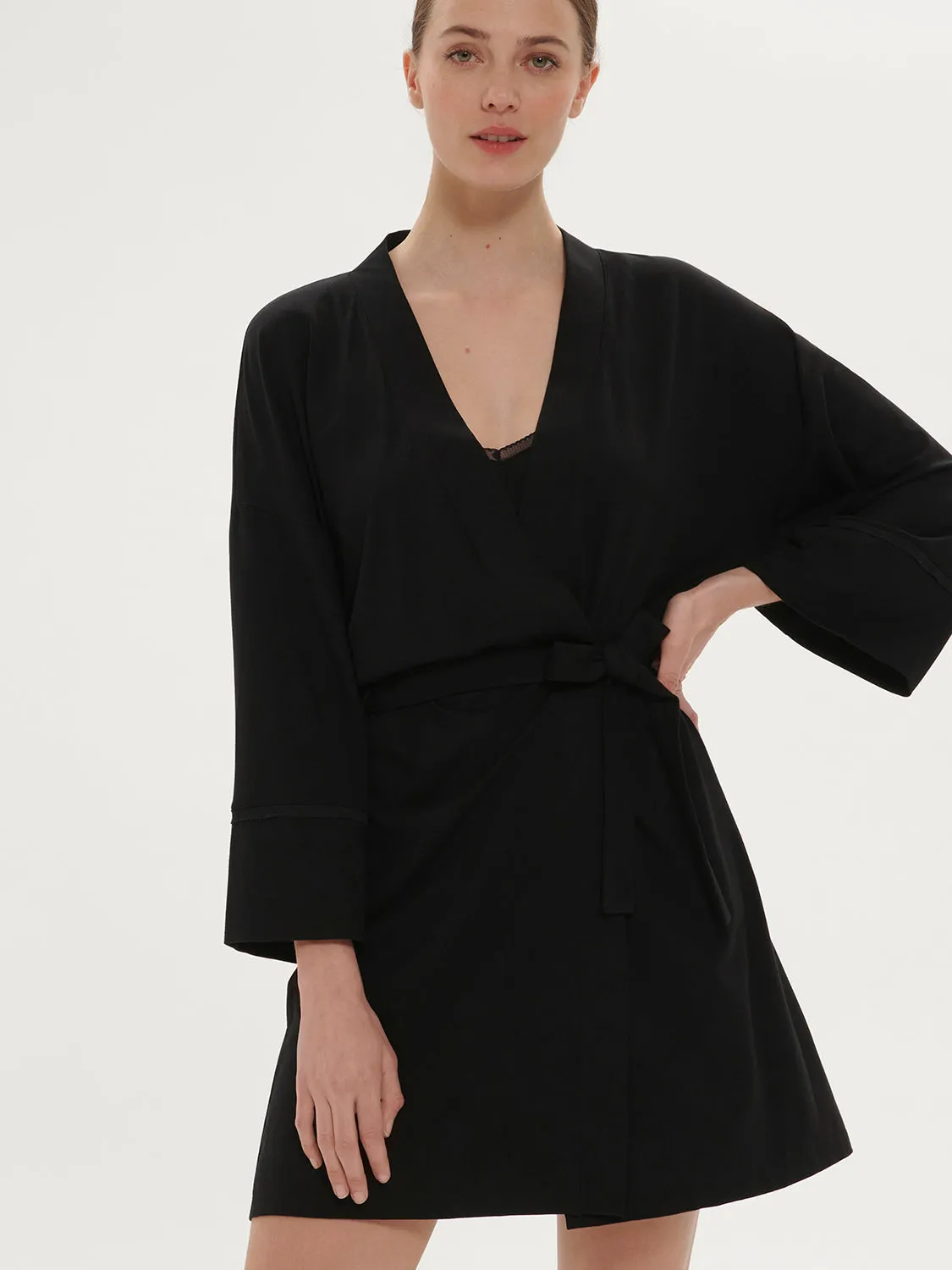 Aurore Kimono - black