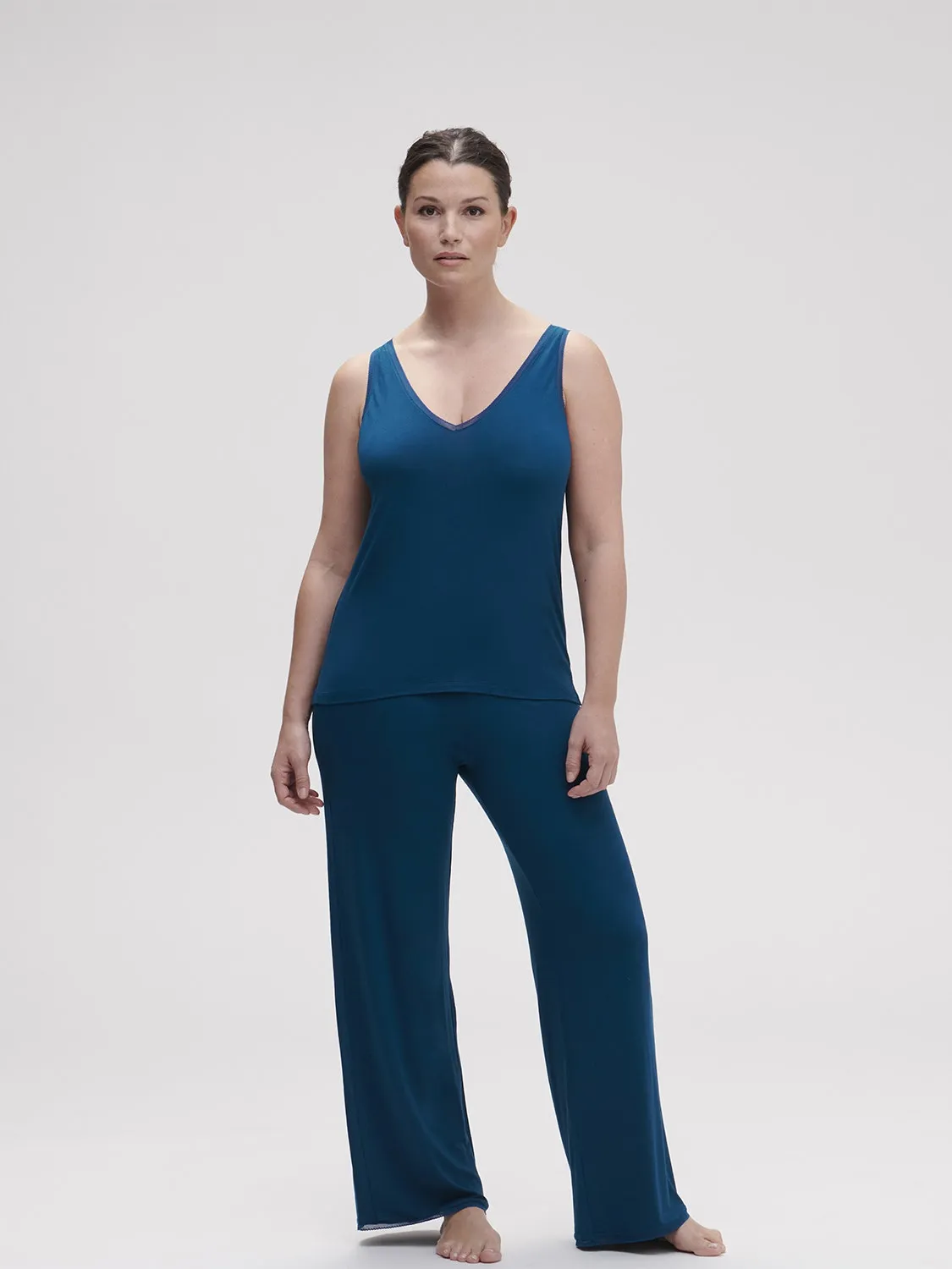 Aurore Pant - Poseidon Blue