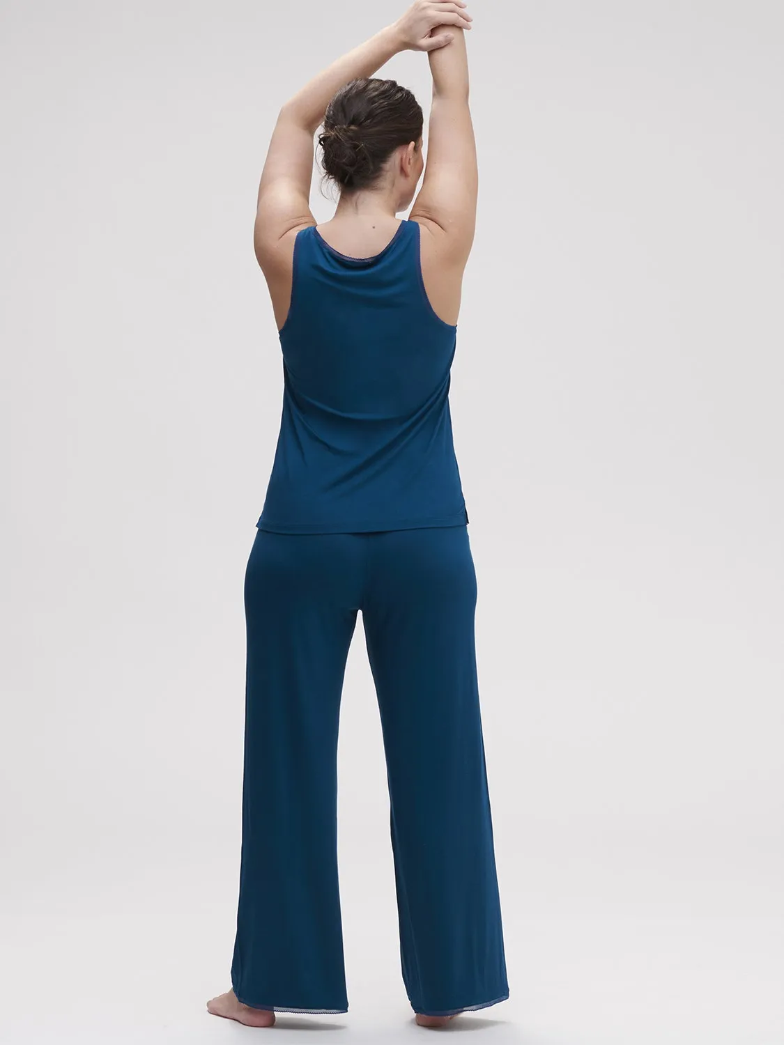 Aurore Pant - Poseidon Blue