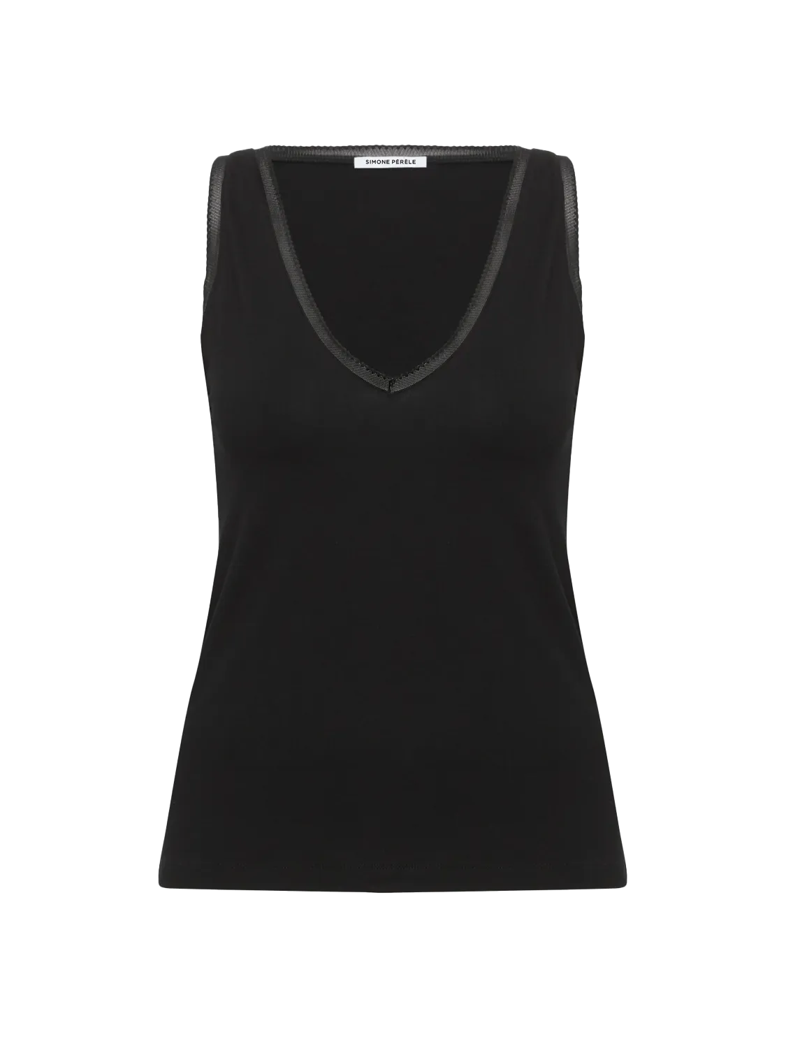 Aurore Sleeveless Tank - black
