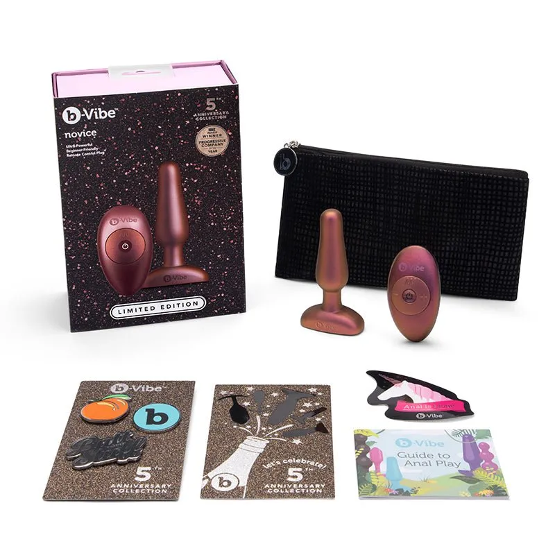 b-Vibe Novice Plug Galaxy Plum