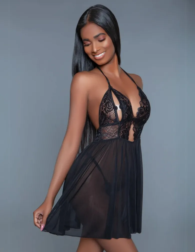Be Wicked 2017 Cosette Babydoll Black
