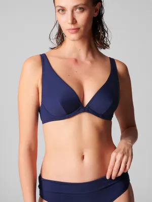 Calysta Underwire Plunge - Midnight