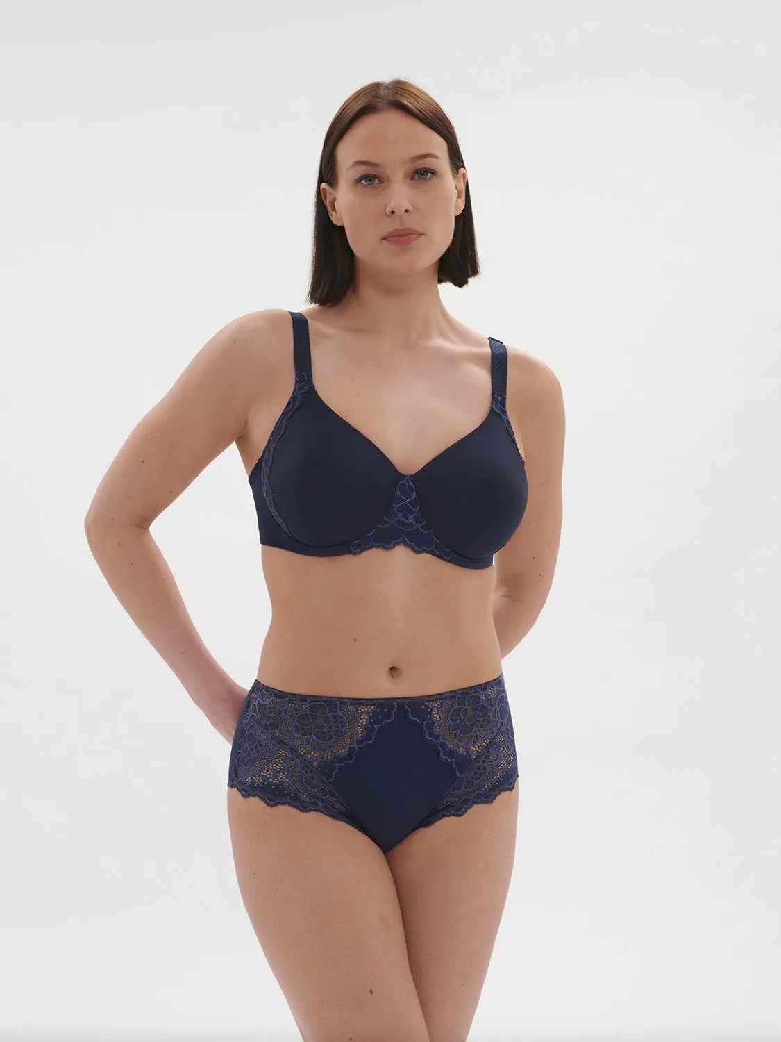 Caresse Retro Brief - Ink Blue