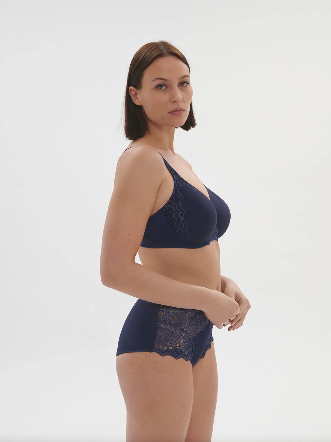 Caresse Retro Brief - Ink Blue