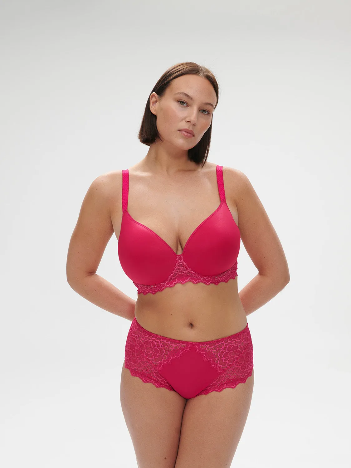 Caresse Retro Brief - Teaberry Pink