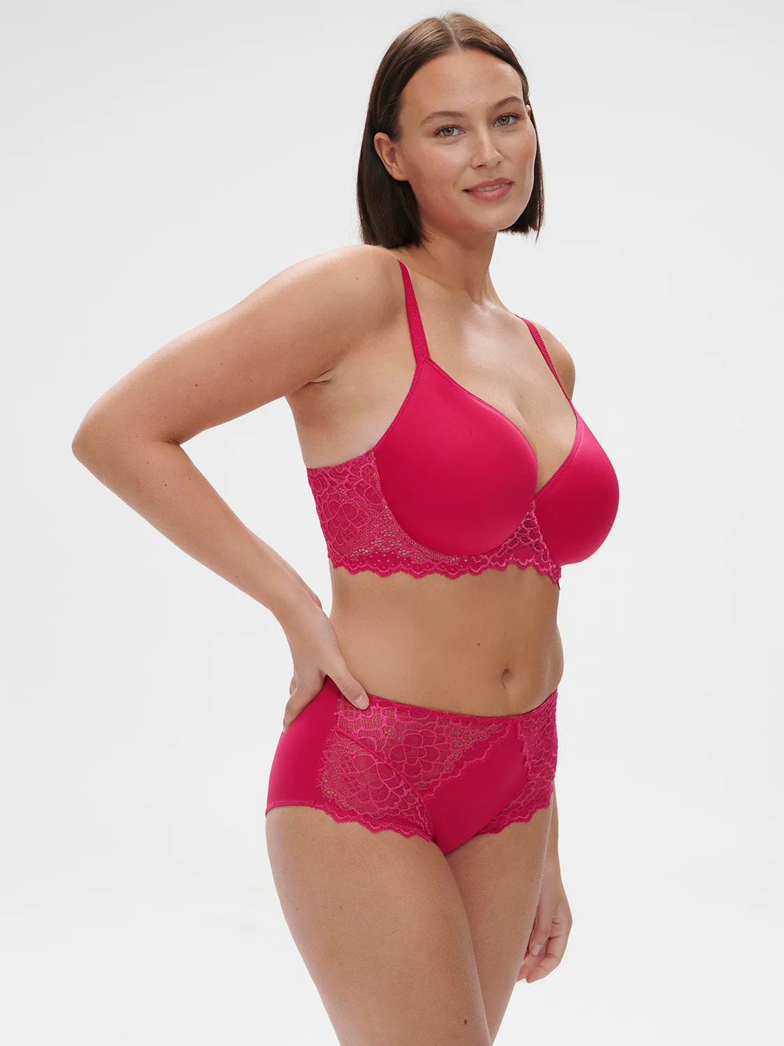 Caresse Retro Brief - Teaberry Pink