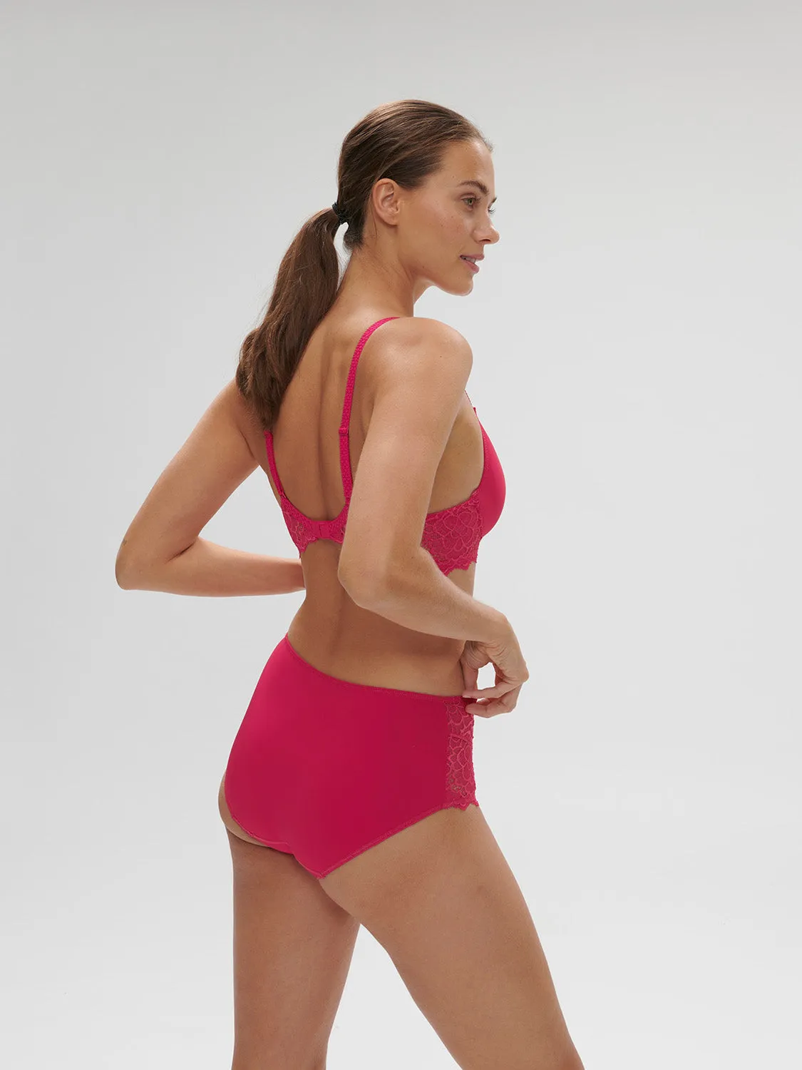 Caresse Retro Brief - Teaberry Pink