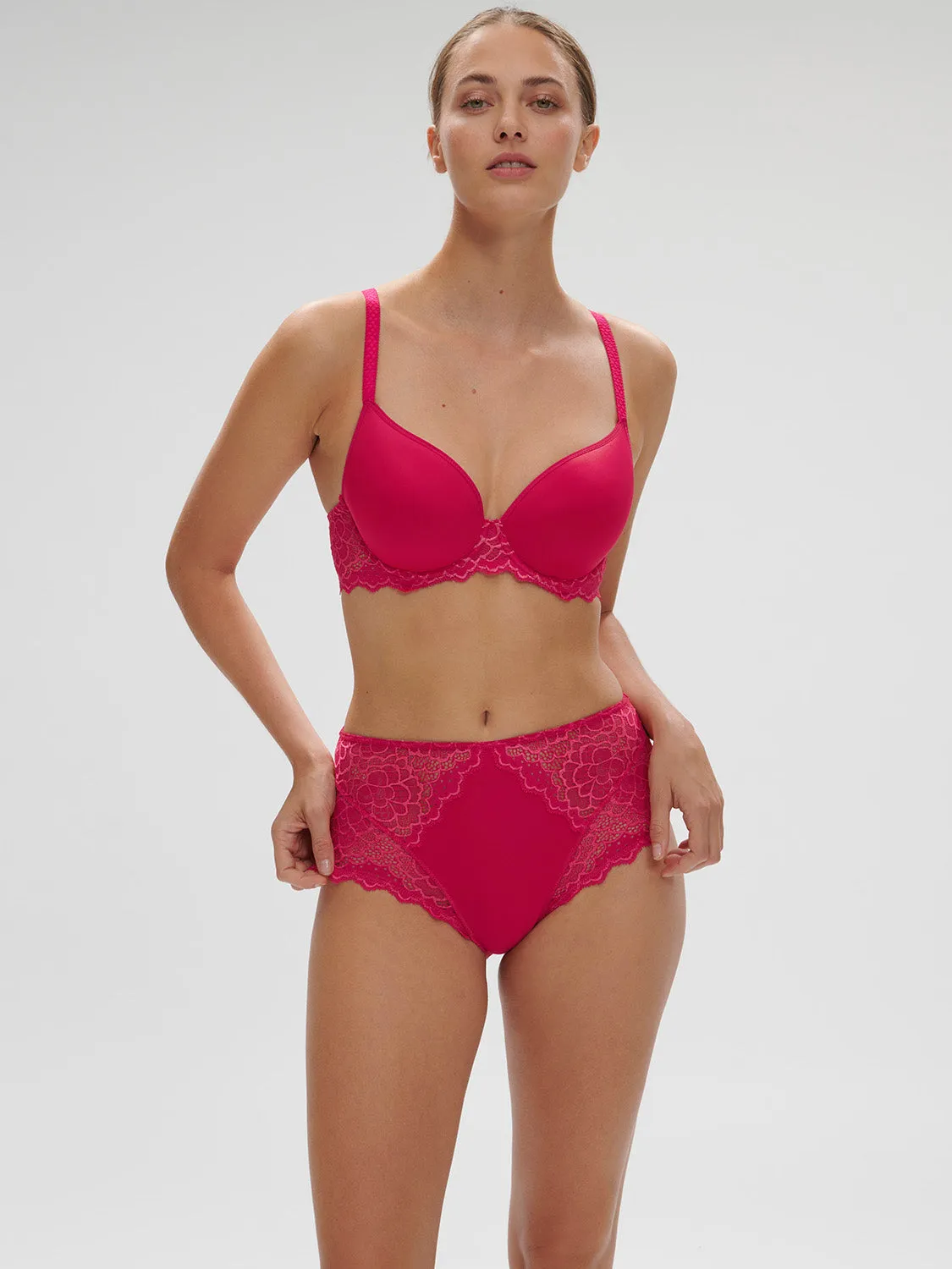 Caresse Retro Brief - Teaberry Pink