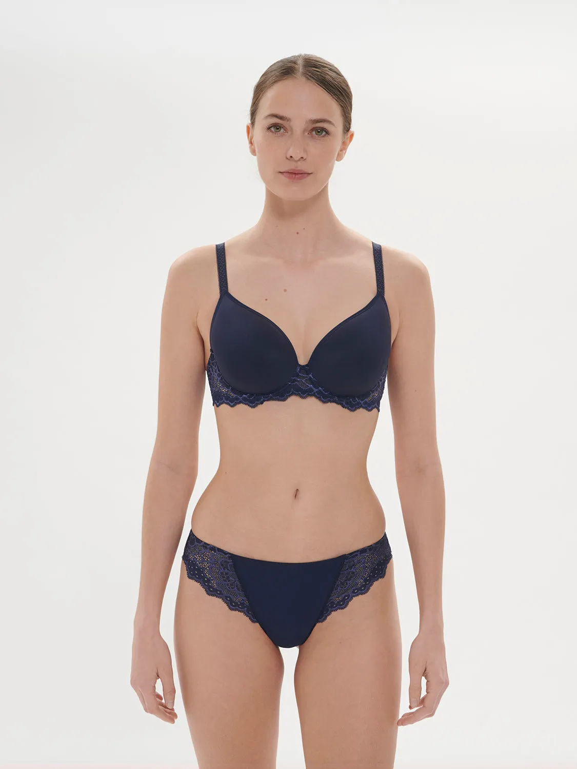 Caresse Tanga - Ink Blue