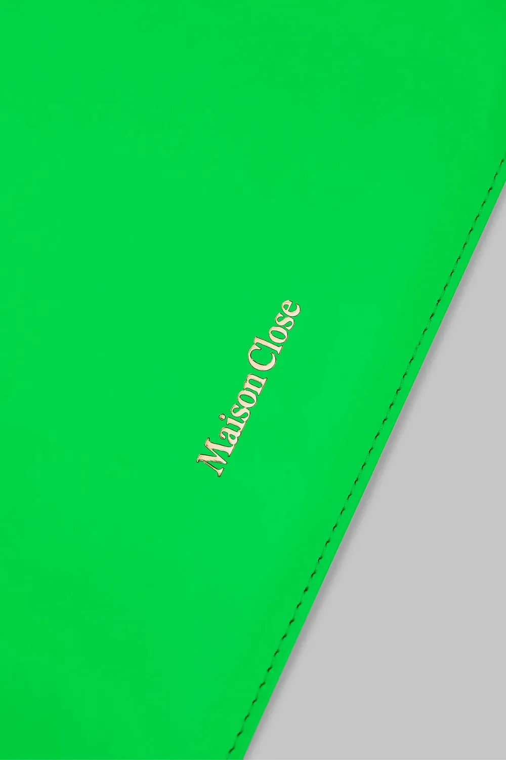 Corps  Corps Leather Pouch Neon Green
