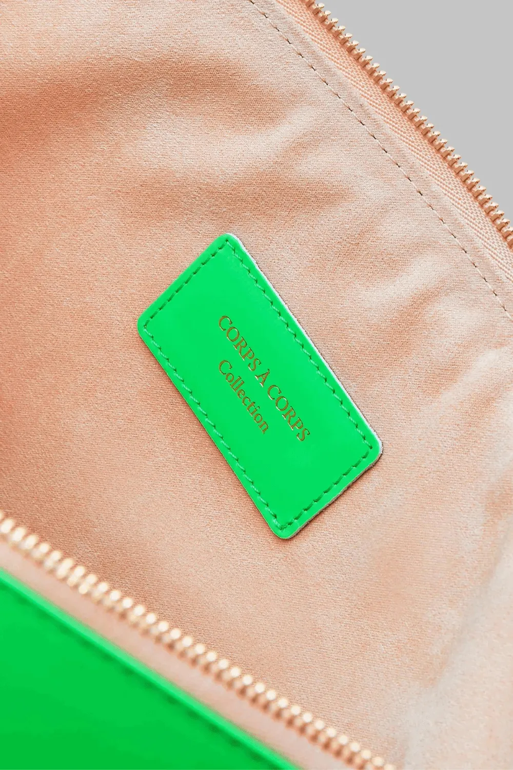 Corps  Corps Leather Pouch Neon Green
