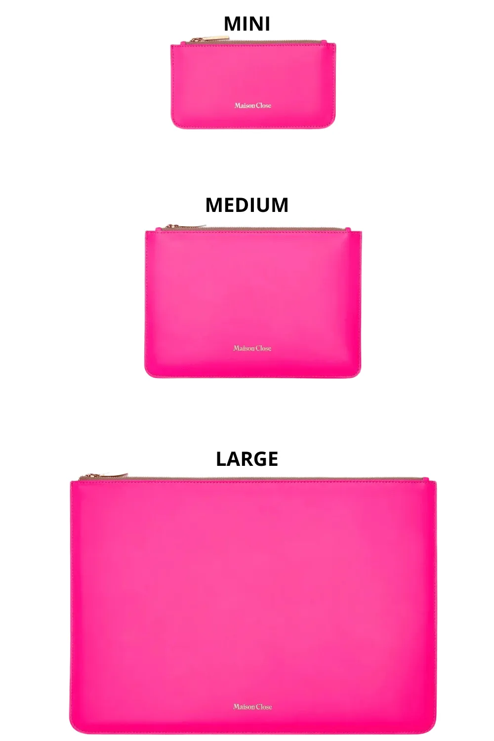 Corps  Corps Leather Pouch Neon Pink