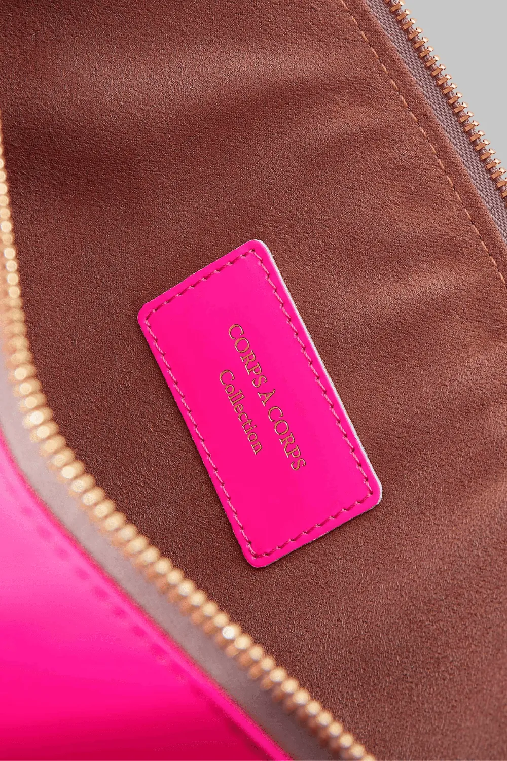 Corps  Corps Leather Pouch Neon Pink