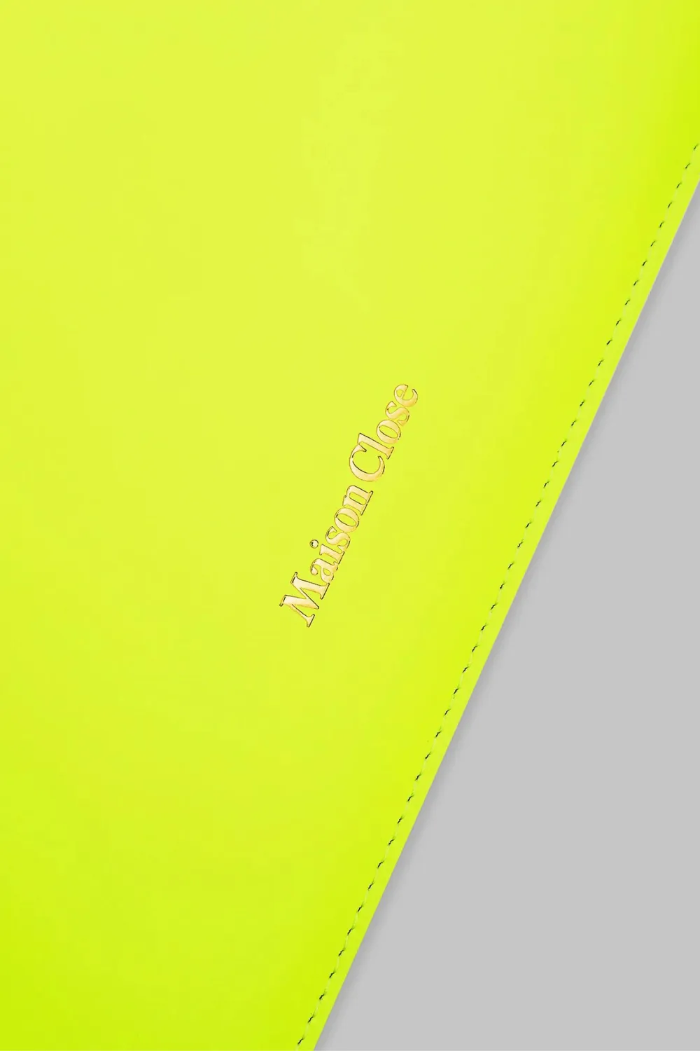 Corps  Corps Leather Pouch Neon Yellow