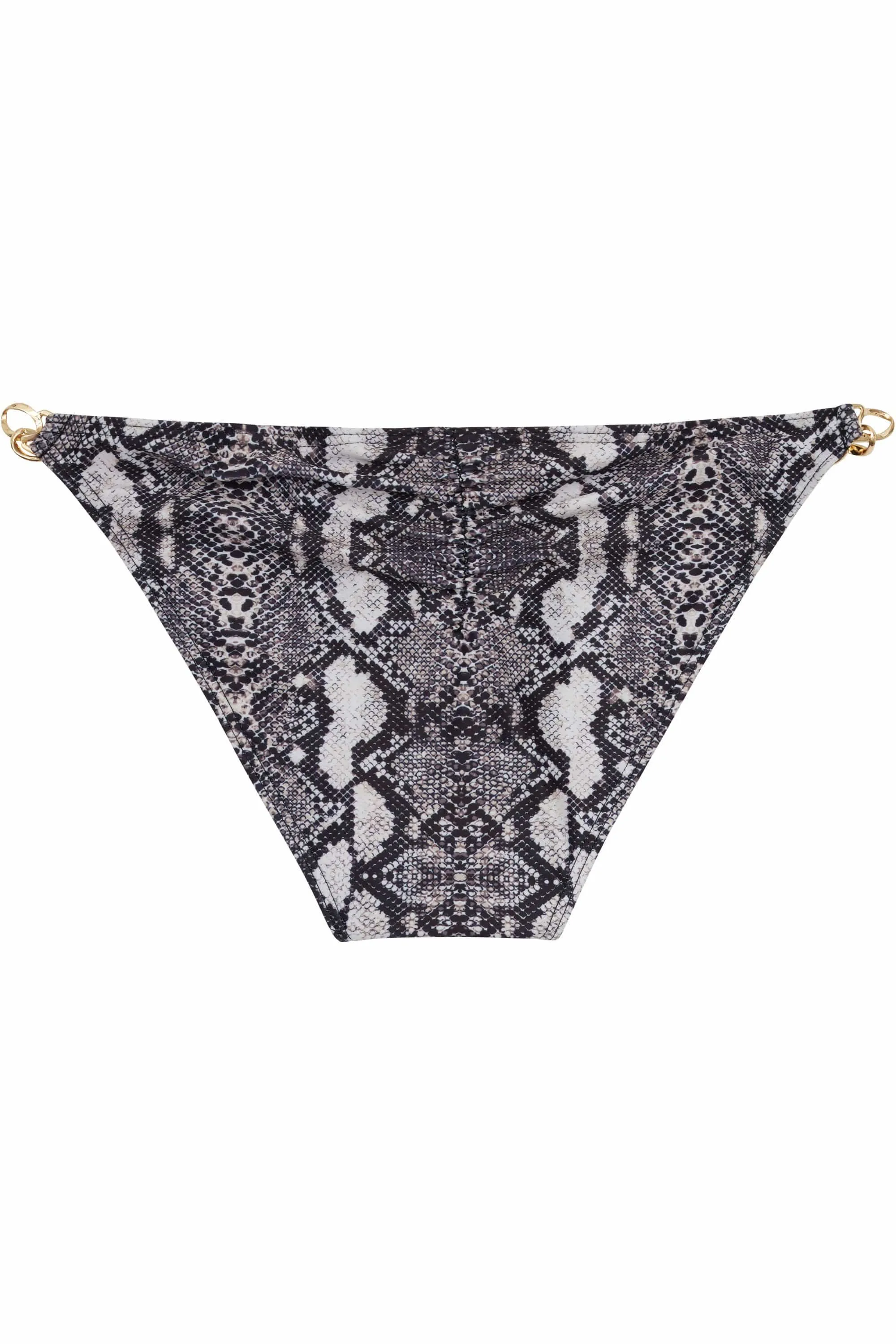 Eco Snakeskin chain hipster brief