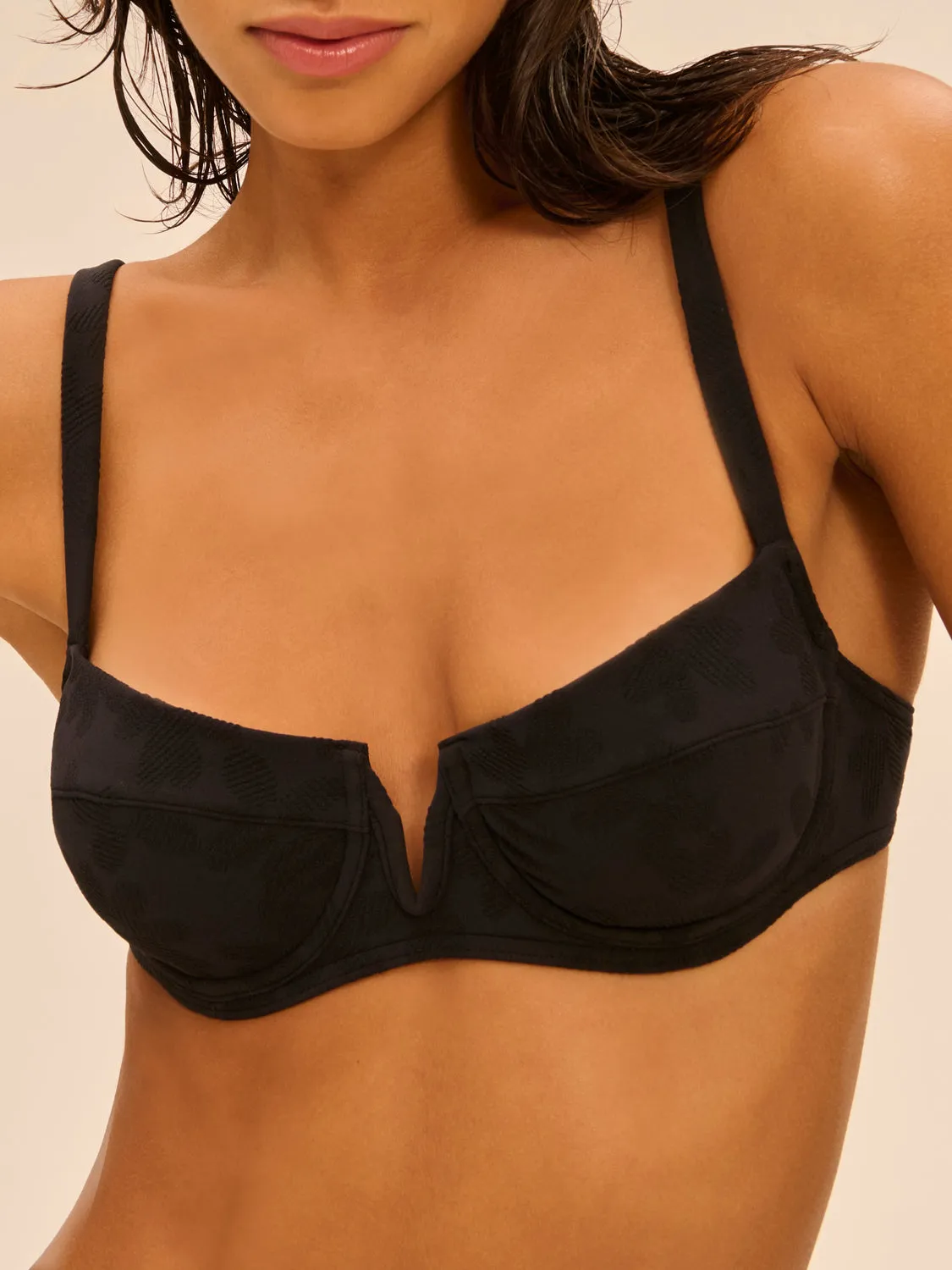 Folie Underwire Demi - Black