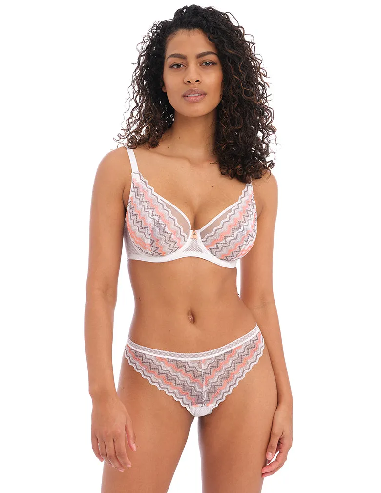Freya Festival Vibe AA5621 White Coral High Apex Bra