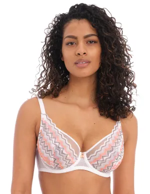 Freya Festival Vibe AA5621 White Coral High Apex Bra