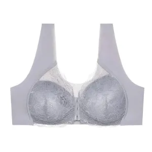 Lace Steel Ring Tube Top Bras