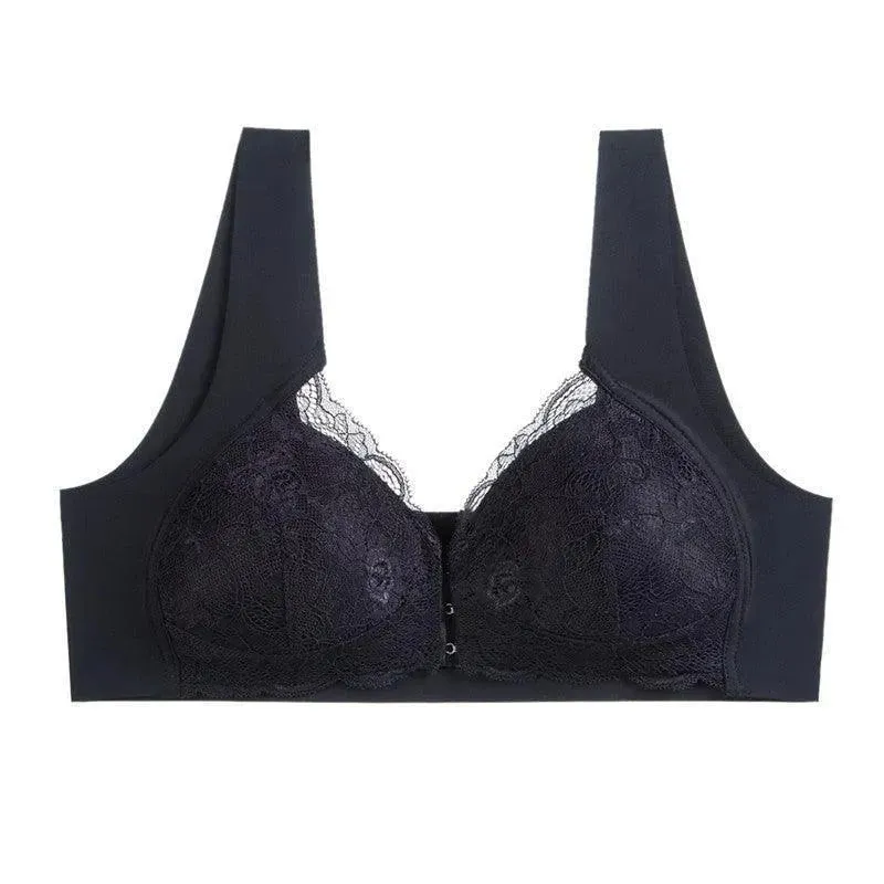 Lace Steel Ring Tube Top Bras