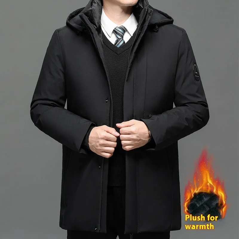 Men's Jacket Coat Thickened Plus Size Cotton Clothes