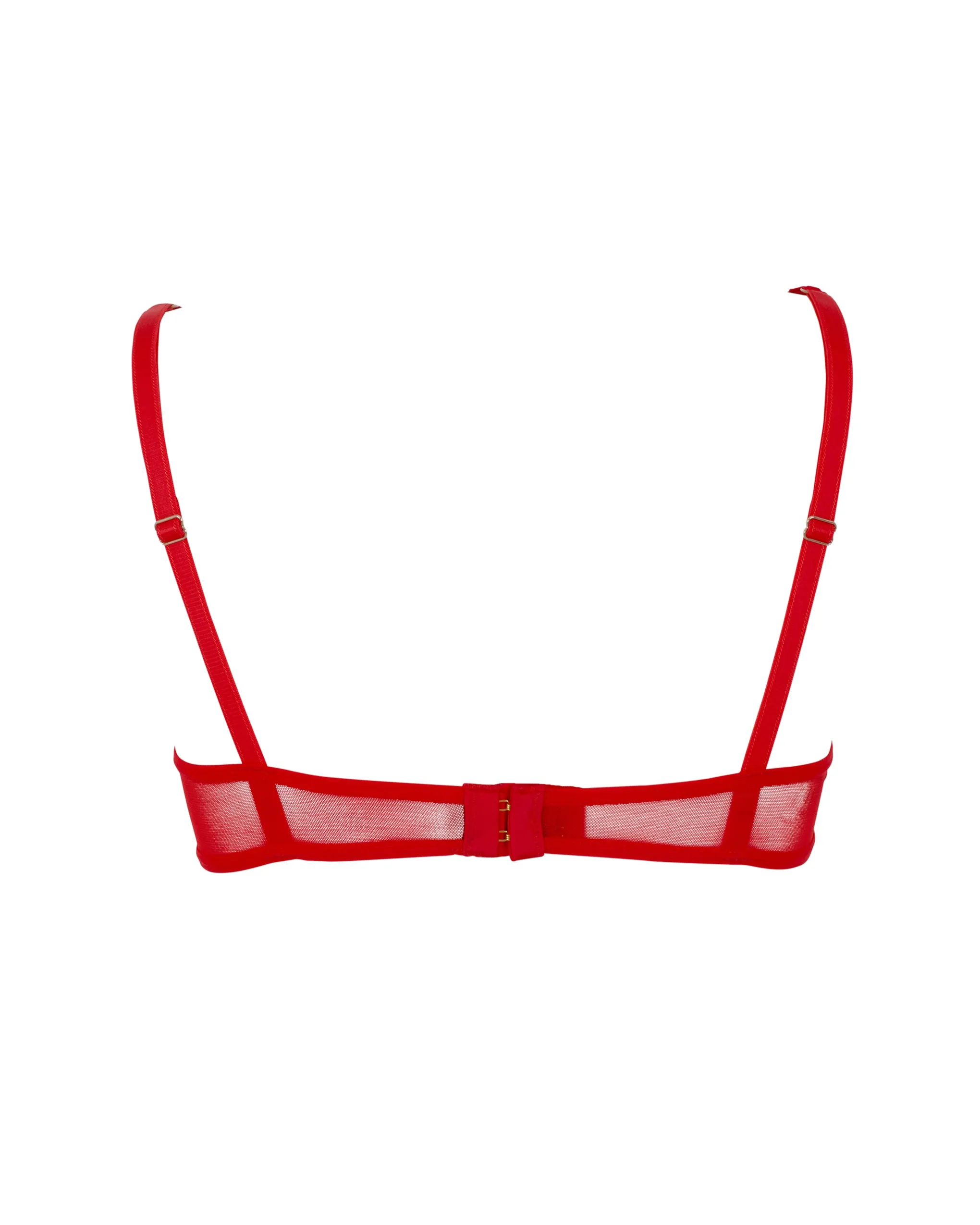 Nova Open Bra Red