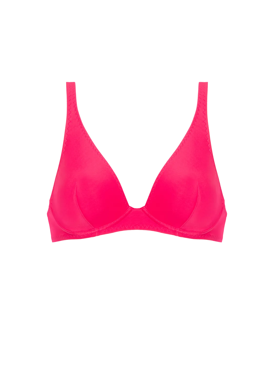 Pretty Underwire Plunge - Pink Lipstick