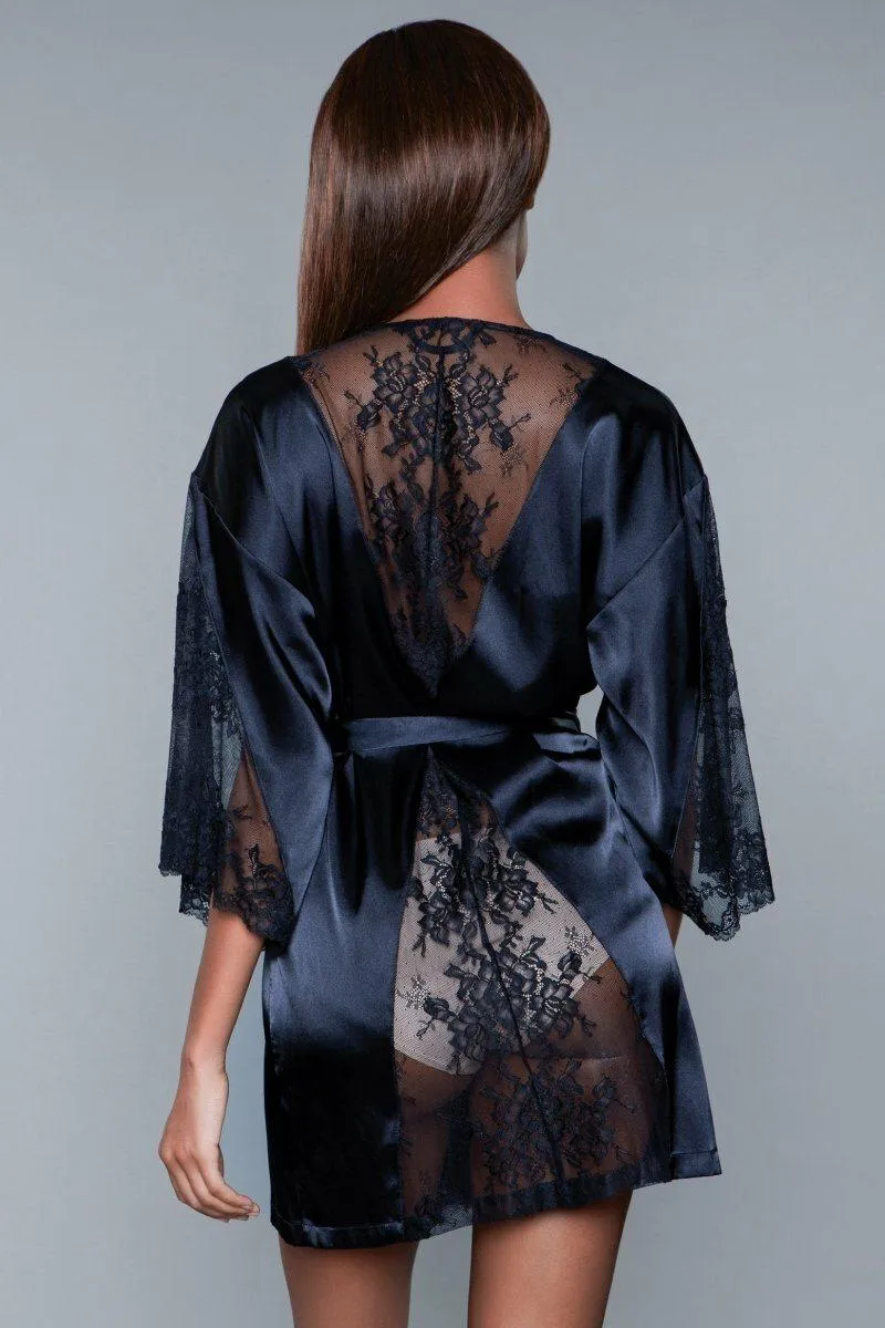 Satin and Lace Robe