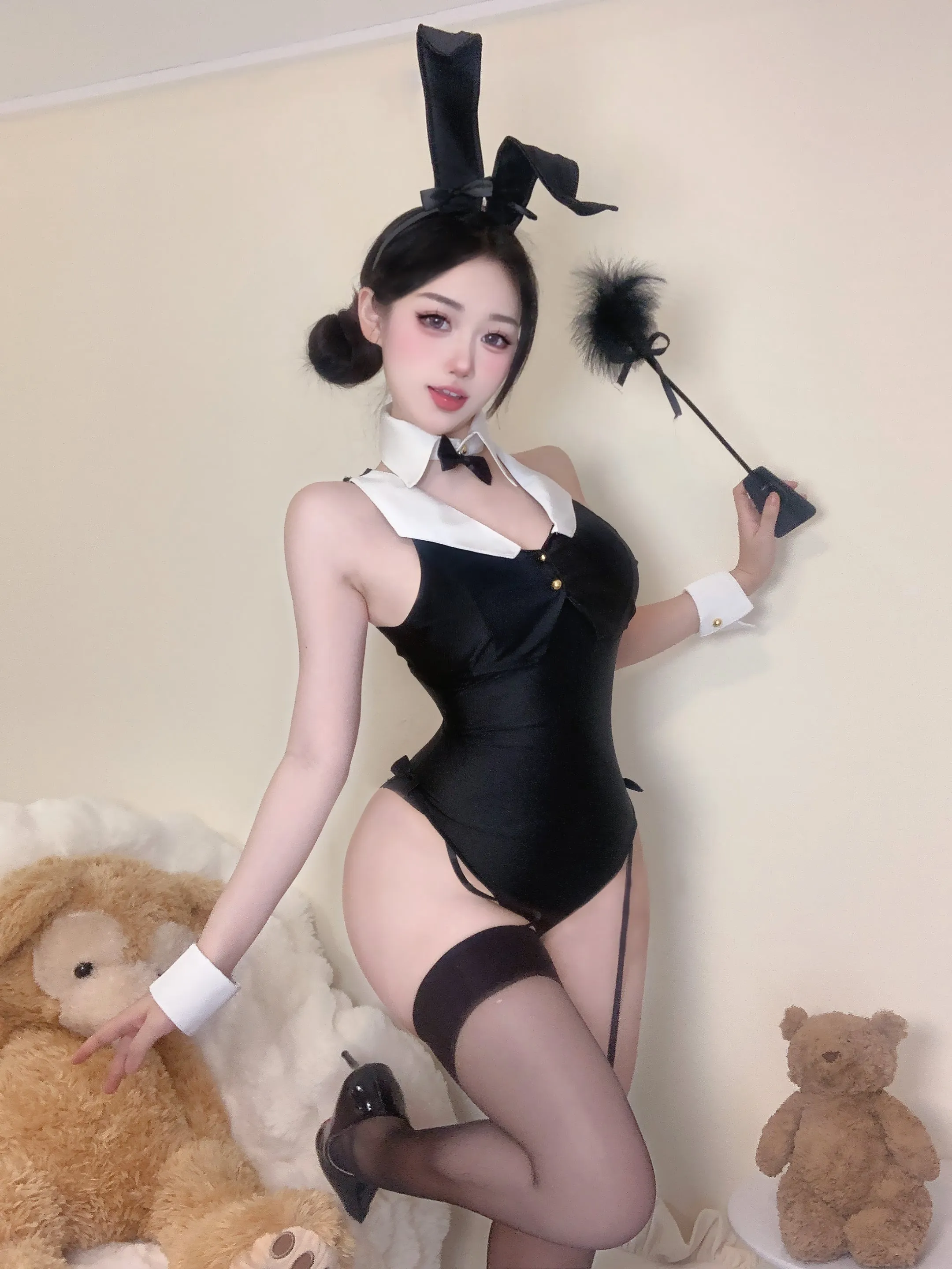 T-2108 Sexy One - Piece Cosplay Bunny Girl Waitress Outfit