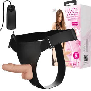 Ultra Passionate Vibrating 7.6 Dildo Harness Dong Lesbian Couples Sex Toy