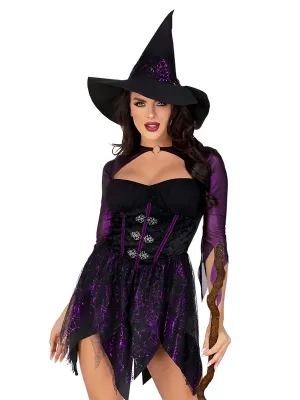 Velvet Witchy Jagged Dress