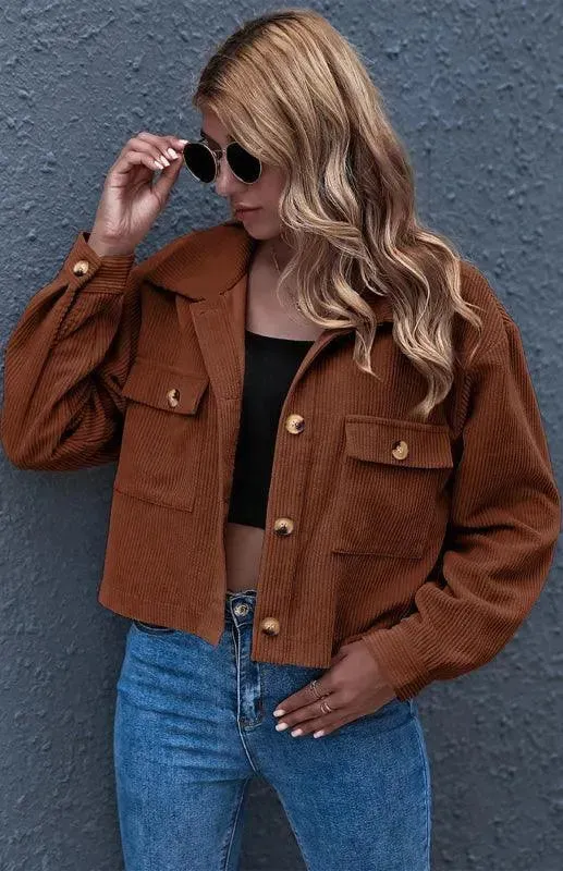 Women's Corduroy Trucker Jacket