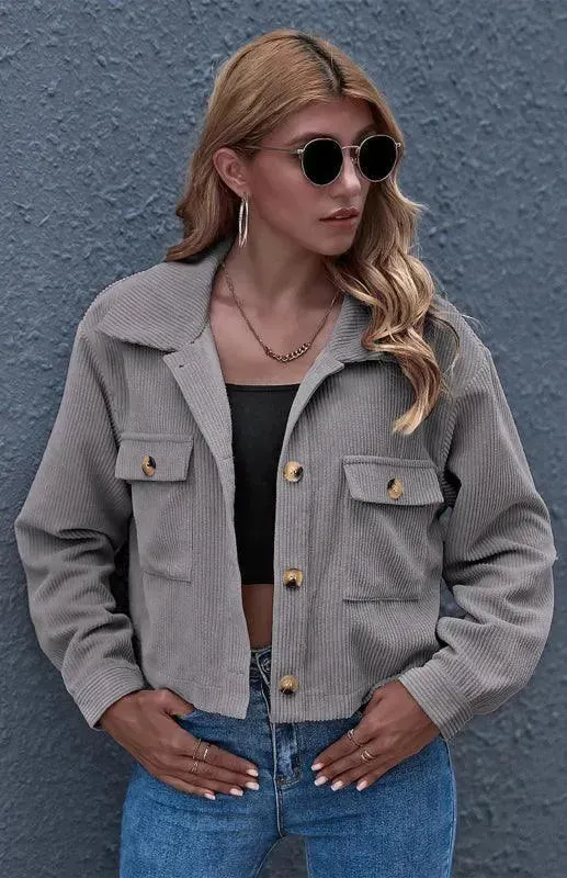 Women's Corduroy Trucker Jacket
