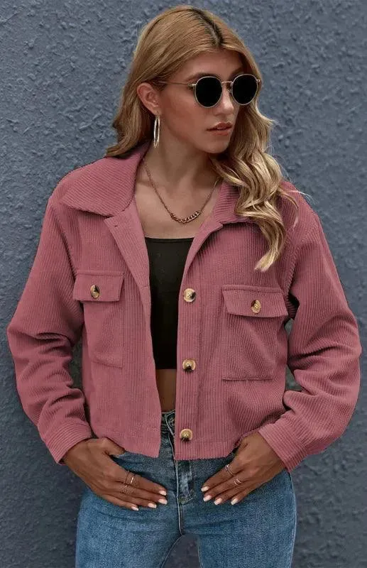 Women's Corduroy Trucker Jacket