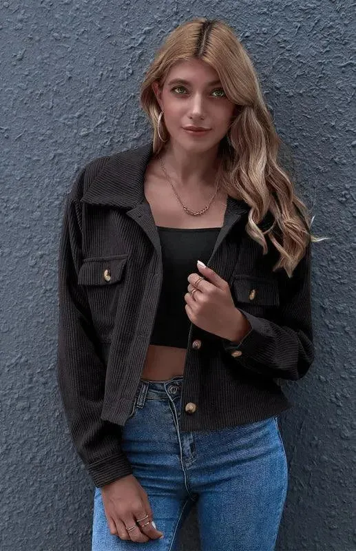 Women's Corduroy Trucker Jacket