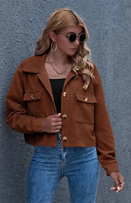 Women's Corduroy Trucker Jacket