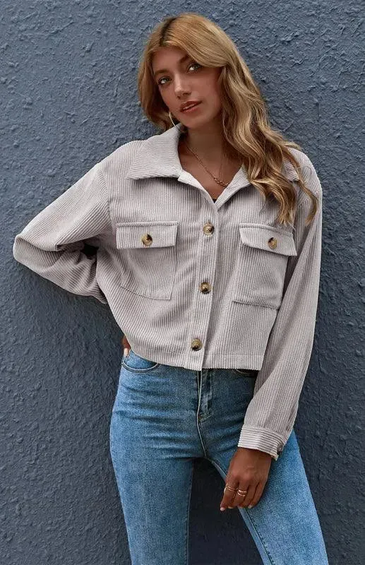 Women's Corduroy Trucker Jacket