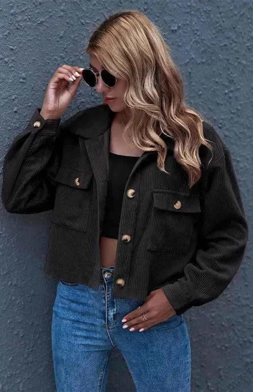 Women's Corduroy Trucker Jacket