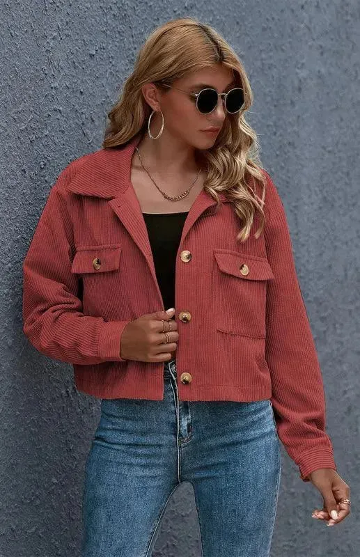 Women's Corduroy Trucker Jacket