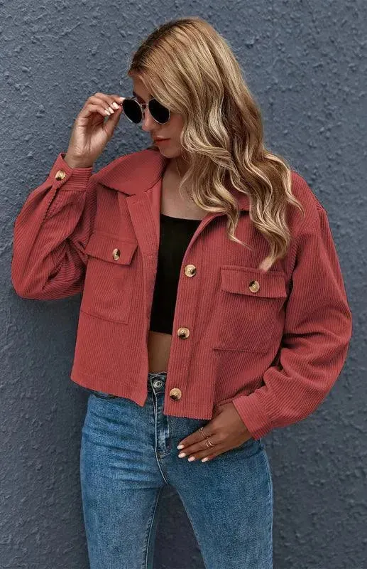 Women's Corduroy Trucker Jacket