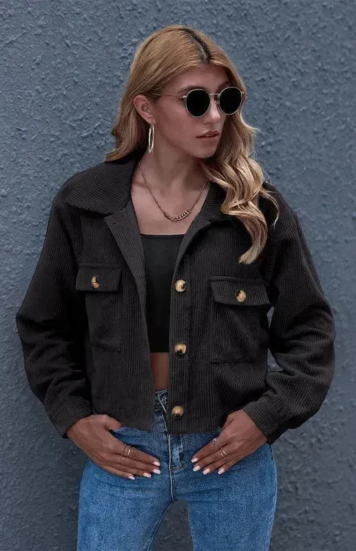 Women's Corduroy Trucker Jacket