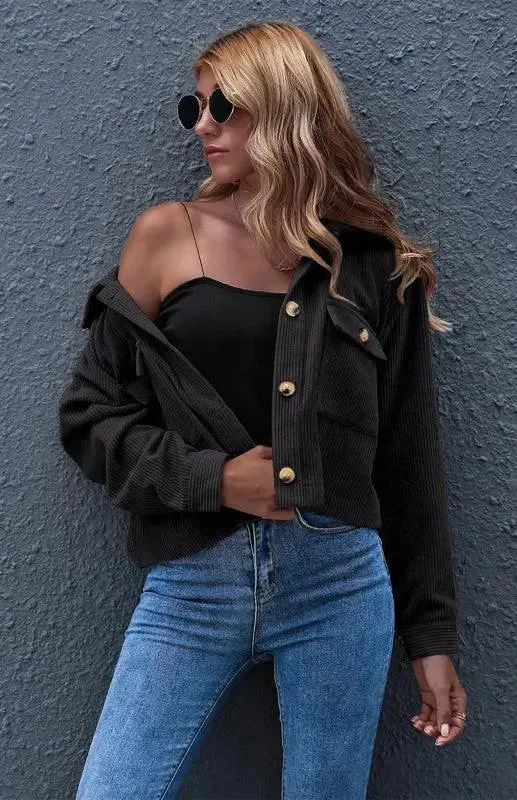 Women's Corduroy Trucker Jacket