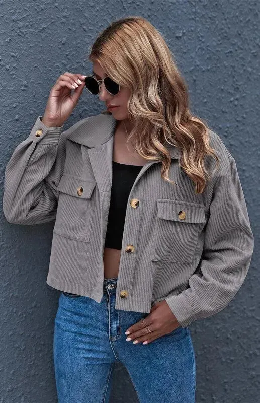 Women's Corduroy Trucker Jacket