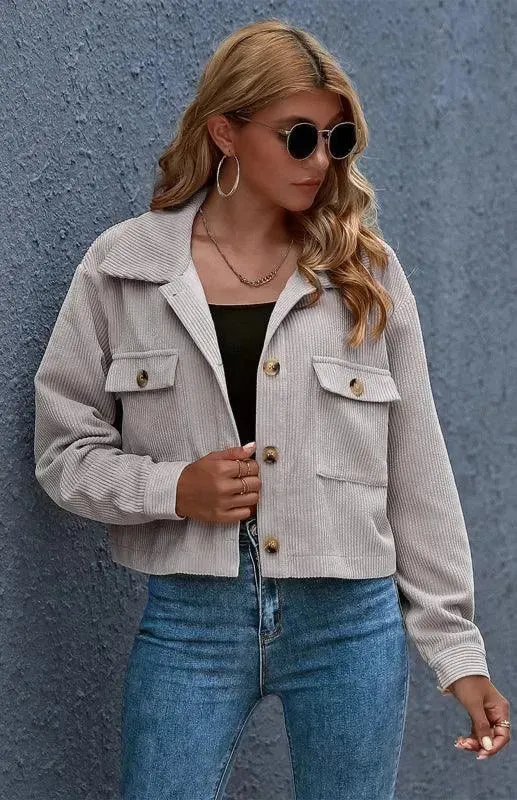 Women's Corduroy Trucker Jacket
