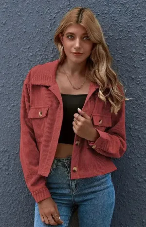 Women's Corduroy Trucker Jacket