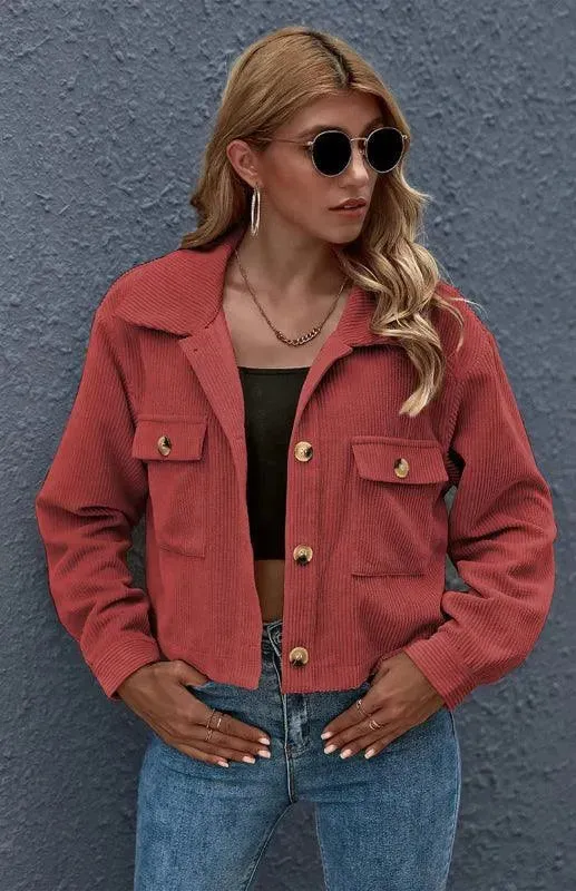 Women's Corduroy Trucker Jacket