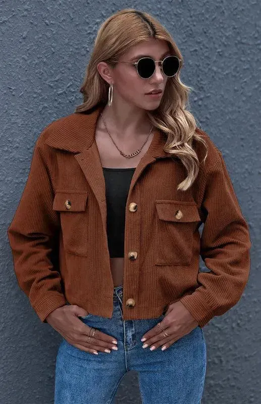 Women's Corduroy Trucker Jacket