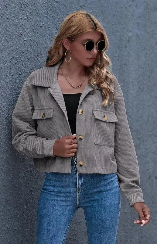 Women's Corduroy Trucker Jacket